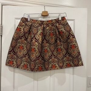 Kimchi Blue metallic print mini skirt
